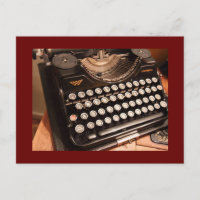 Carte postale Typo