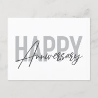 Typographie moderne, simple, cool Joyeux anniversa
