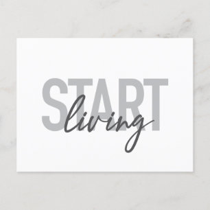 Carte Postale Typographie urbaine moderne, simple et cool Commen