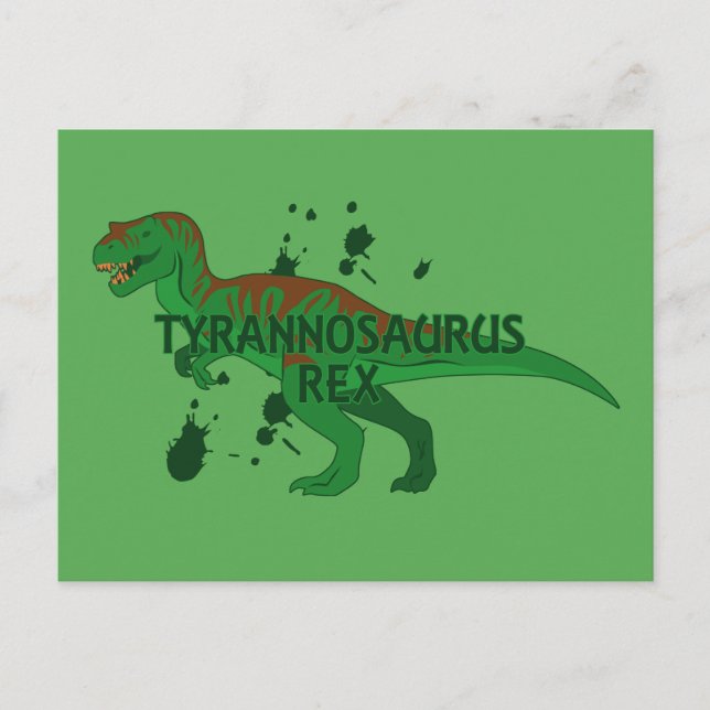 Carte Postale Tyrannosaurus (Devant)