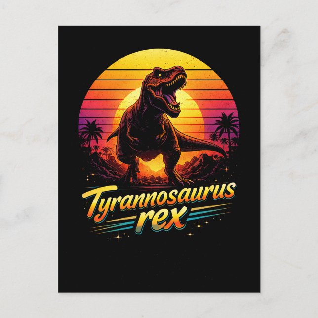 Carte Postale Tyrannosaurus Rex (Devant)
