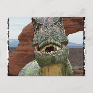 Carte Postale Tyrannosaurus Rex Dinosaur