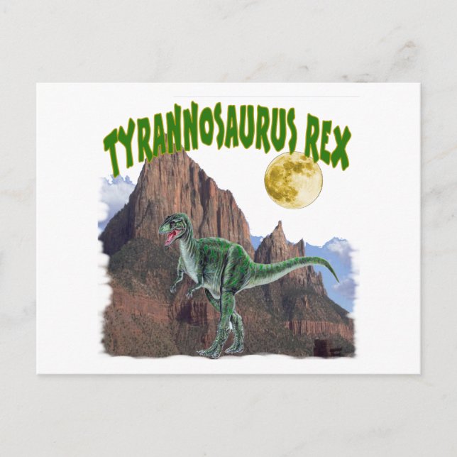Carte Postale Tyrannosurus Rex (Devant)