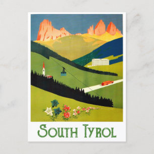 Carte Postale Tyrol du Sud, Autriche