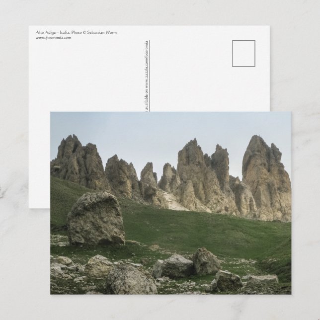 Carte Postale Tyrol du Sud Italie (Devant / Derrière)