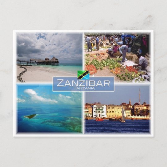 Carte Postale Tz Tanzanie Zanzibar Zazzle Fr