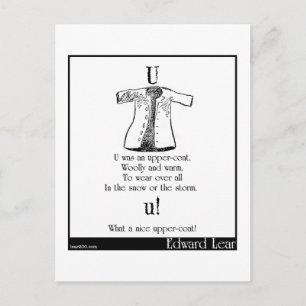Carte Postale U était un manteau supérieur