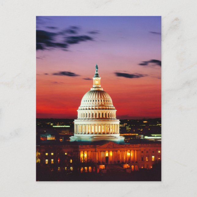 Carte Postale U.S. Capitol, Washington, D.C., (Devant)