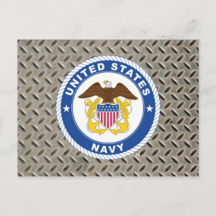 Carte Postale U.S. Navy   Officer Crest