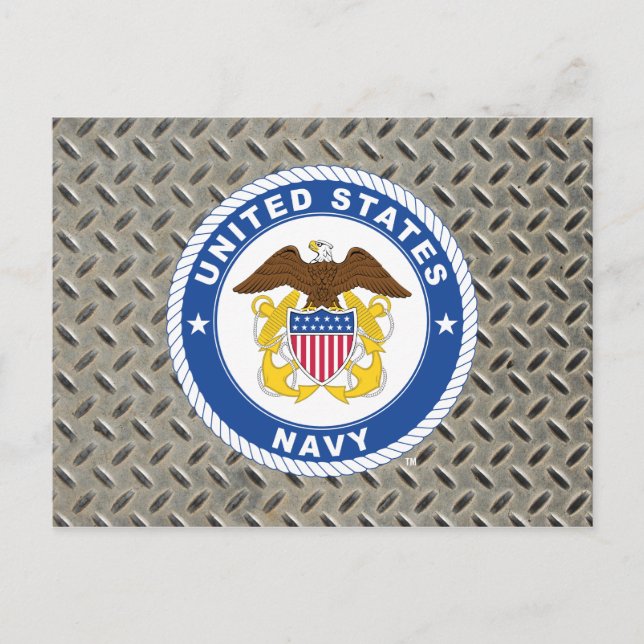 Carte Postale U.S. Navy | Officer Crest (Devant)