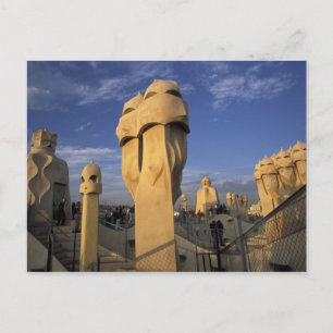 Carte Postale UE, Espagne, Catalogne, Barcelone. Antonio Gaudi's