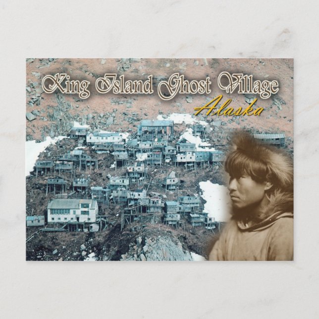 Carte Postale Ukivok Stilt Village, King Island, Alaska (Devant)