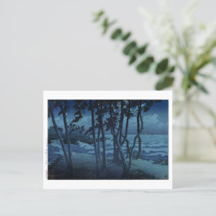 Carte Postale ukiyoe hasui n10 Hinomisaki à Izumo