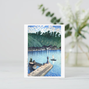 Carte Postale ukiyoe hasui n12 Mihogaseki, Izumo