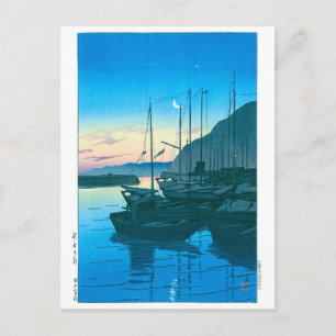 Carte Postale ukiyoe - hasui - No.16 Matin à Beppu -