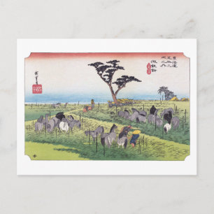 Carte Postale ukiyoe Hiroshige n°39 Chiryū