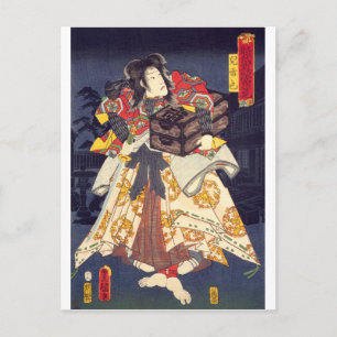 Carte Postale ukiyoe - Jiraiya - N°01 Toyokuni -