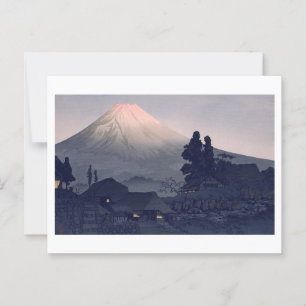 Carte Postale Ukiyoe [komei] Mont Fuji De Mizukubo