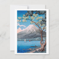 ukiyoe [komei] Mont Fuji du lac Yamanaka