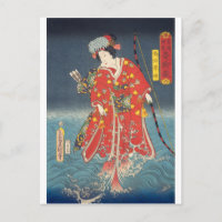 ukiyoe - Toyokuni - No.24 Kusunoki Koma hime -