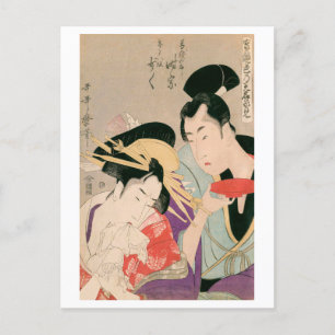 Carte Postale Ukiyoe [Utamaro] beautés 002