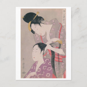 Carte Postale Ukiyoe [Utamaro] beautés 010