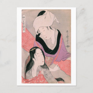 Carte Postale Ukiyoe [Utamaro] beautés 011