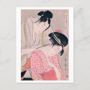 Carte Postale Ukiyoe [Utamaro] beautés 012