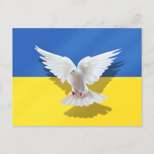 Carte Postale Ukraine - La colombe de la paix - Liberté