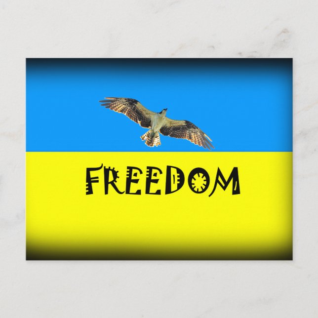 Carte Postale Ukraine libre  Imprimer (Devant)