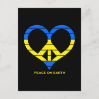 Ukraine Paix sur Terre Chemise Rétro Paix Amour U