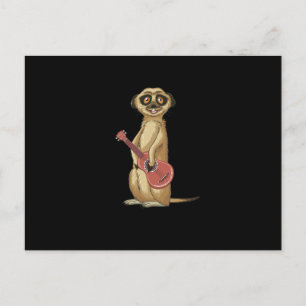 Carte Postale Ukulele Animal Uke Player Instrument Musique Cadea