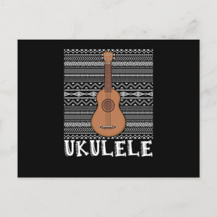 Carte Postale Ukulele Guitar Musique Musicien Acoustic Band Cade