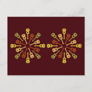 Carte postale Ukulele, personnaliser