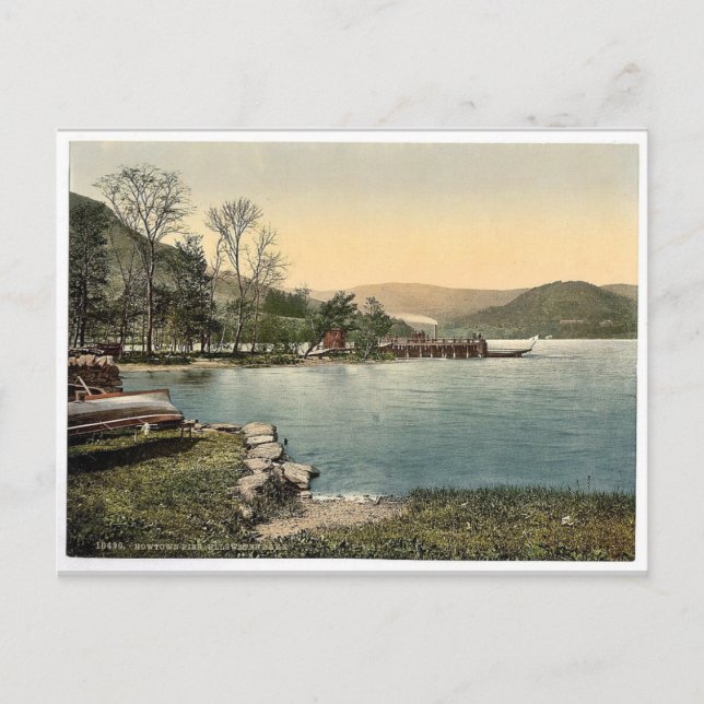 Carte Postale Ullswater, Quai Howtown, Lake District, Angleterre (Devant)