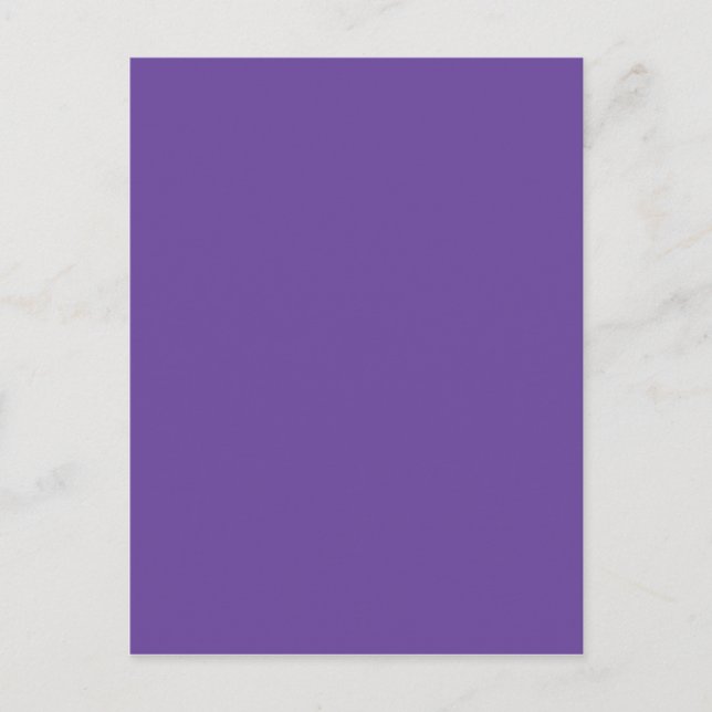 Carte Postale Ultra violet Arrière - plan mode unique tendance c (Devant)