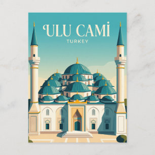 Carte Postale Ulu Cami (La Grande Mosquée) Turquie