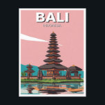 Carte Postale Ulun Danu Bali Indonésie Voyage Abstrait<br><div class="desc">Le temple Ulun Danu Beratan, souvent simplement appelé Temple Ulun Danu, est l'un des monuments les plus emblématiques et pittoresques de Bali, Indonésie. Niché sur les rives du lac Beratan, dans les hautes terres du centre de Bedugul, ce temple de l'eau hindou-bouddhiste semble flotter sur le lac lorsque le niveau...</div>