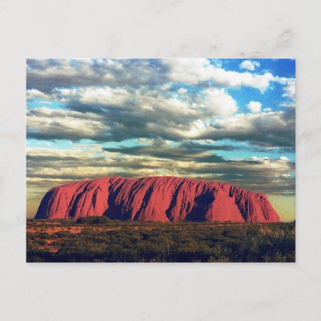 Carte Postale uluru (Devant)