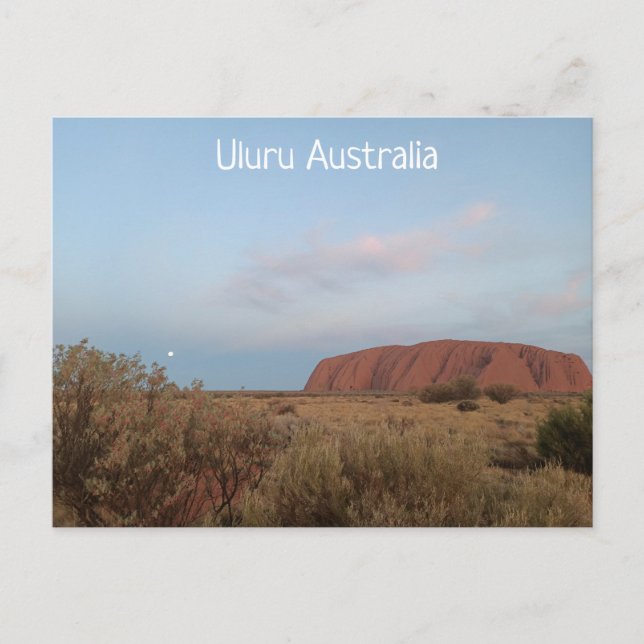 Carte postale Uluru Australia (Devant)