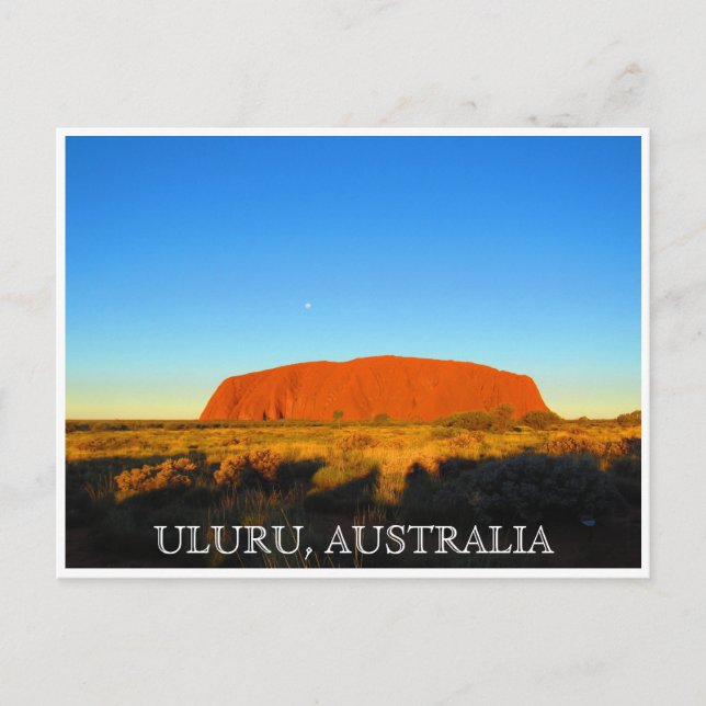 Carte Postale uluru australie ciel (Devant)