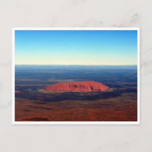 Carte Postale uluru ci-dessus