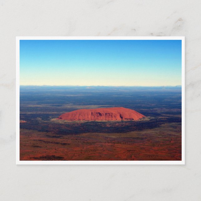 Carte Postale uluru ci-dessus (Devant)