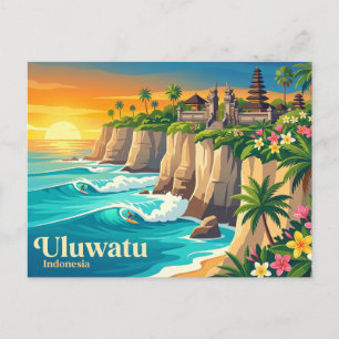 Carte Postale Uluwatu Indonésie