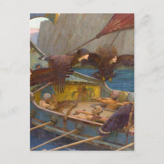 Carte Postale Ulysse et les sirènes