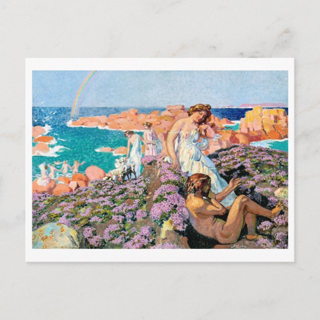 Carte Postale Ulysses avec Calypso, Maurice Denis (Devant)