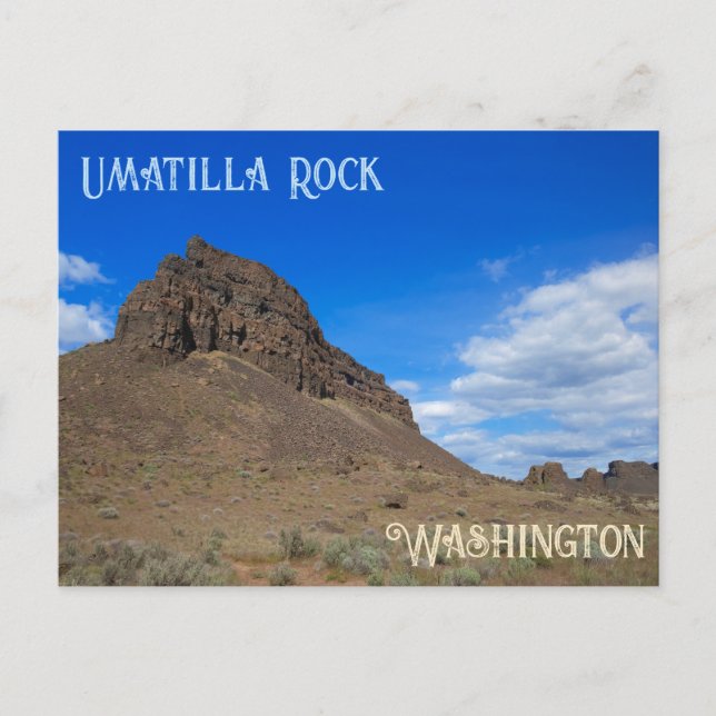Carte Postale Umatilla Rock Dry Falls Washington (Devant)