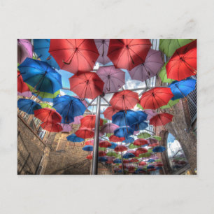 Carte Postale Umbrella Art, Borough Market, Londres