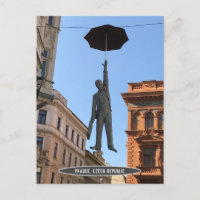 Umbrella Man Statue, Prague, République Tchèque