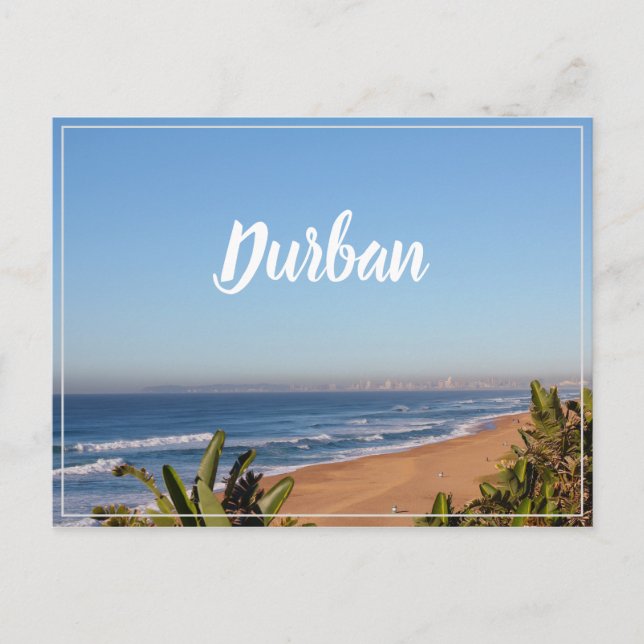 Carte Postale Umhlanga Durban View Ocean Beach Afrique du Sud (Devant)